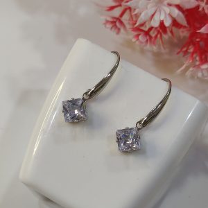 Classy Silver Drops Minimal Earrings