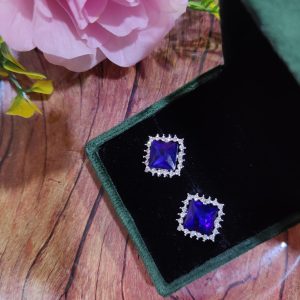 Unique 2 in 1 Style Korean Studs Come Drop Earrings