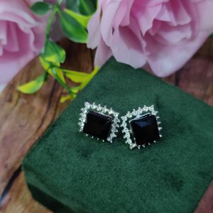 Unique 2 in 1 Style Korean Studs Come Drop Earrings